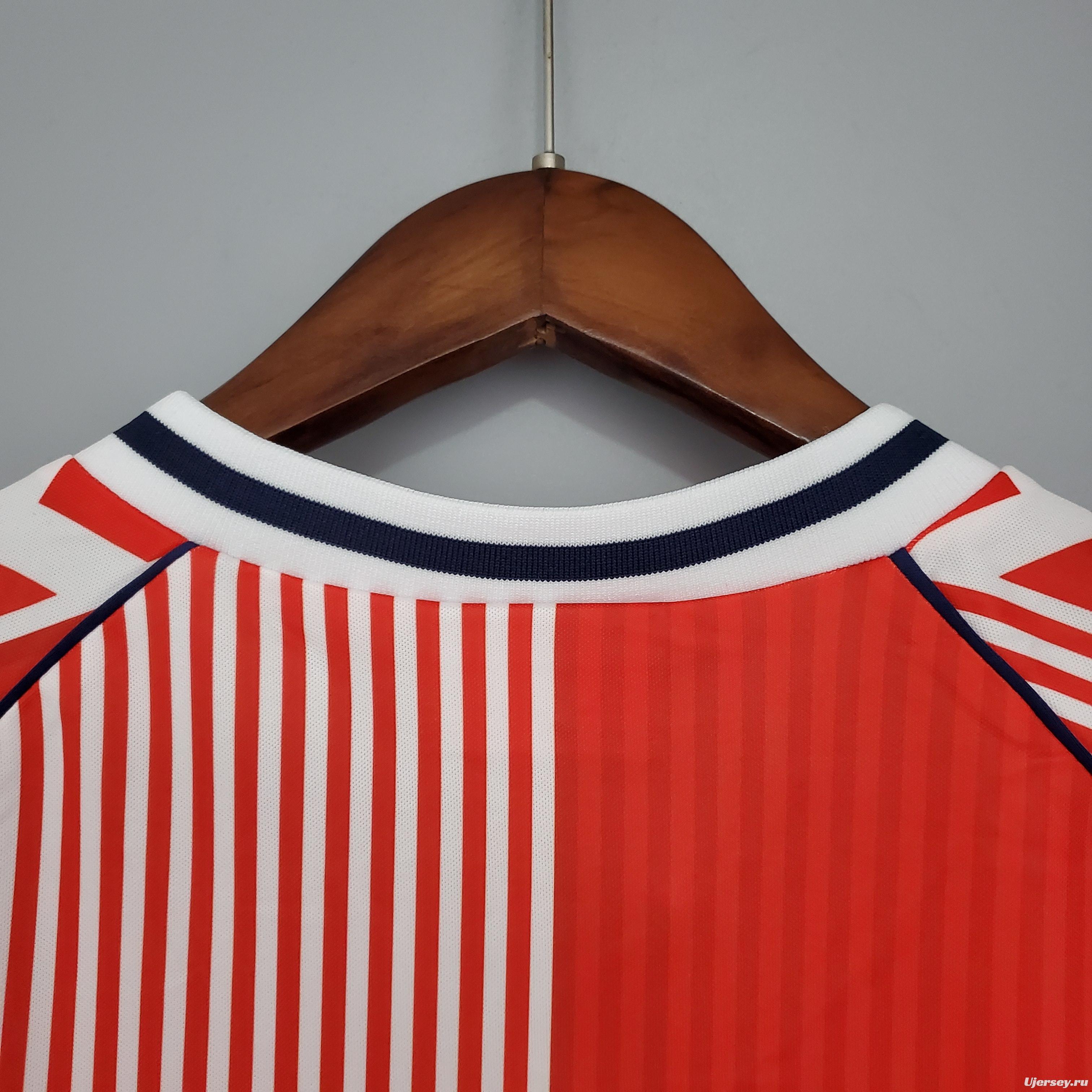 Retro Denmark 1986 home Soccer Jersey