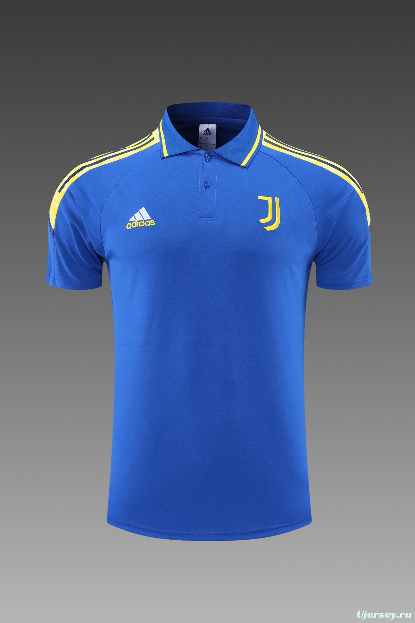 Juventus POLO kit blue and yellow stripes(not supported to be sold separately)