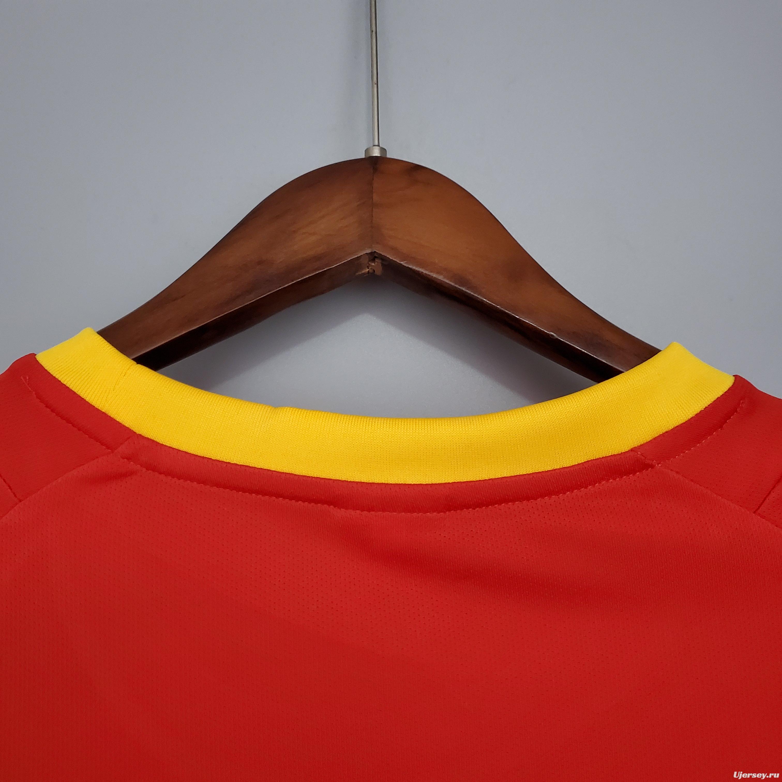 Retro Spain 2002 home Soccer Jersey
