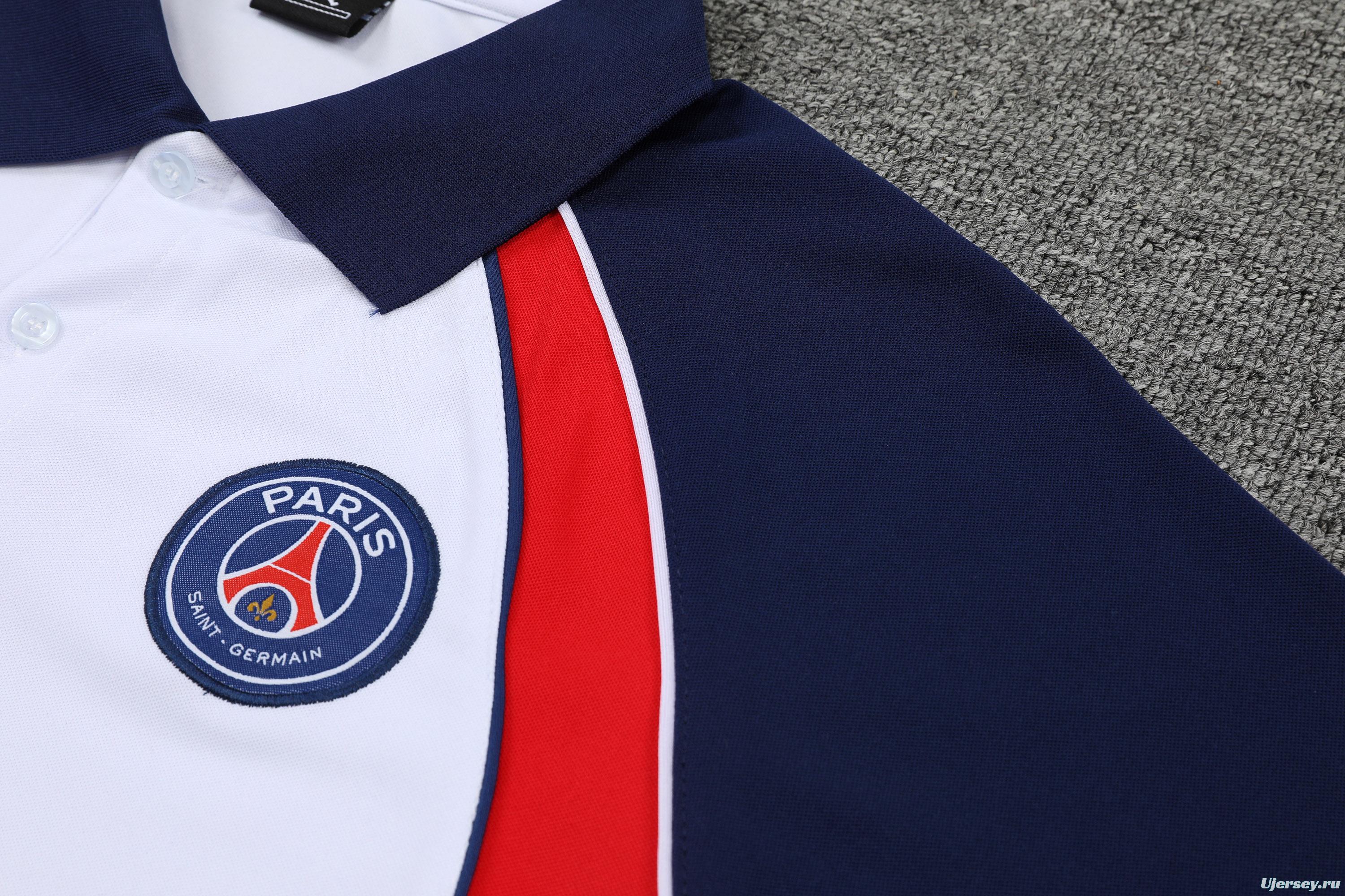 PSG X Jordan POLO kit white and red edge (not supported to be sold separately)