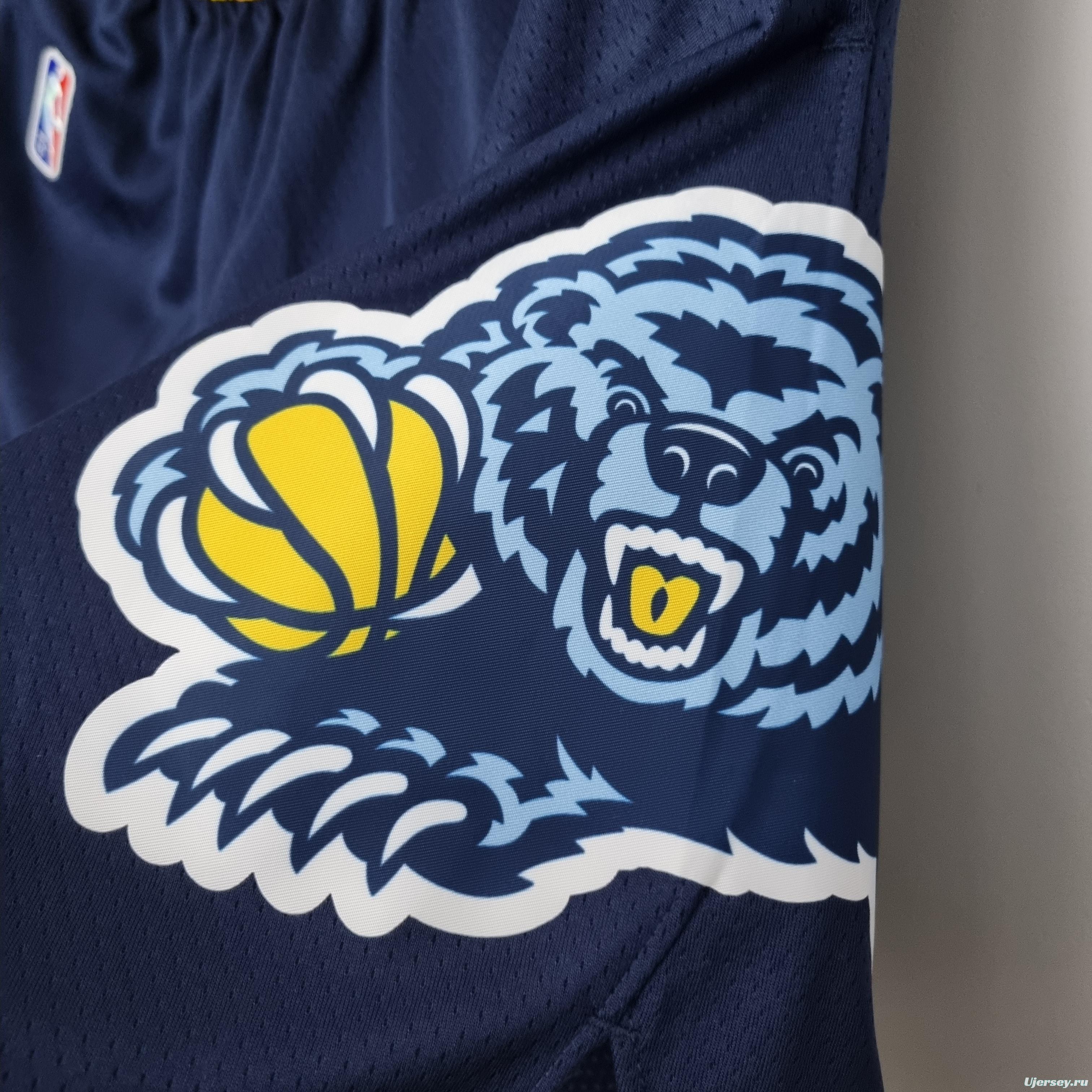 2022 Memphis Grizzlies Urban Edition Royal Blue Shorts NBA