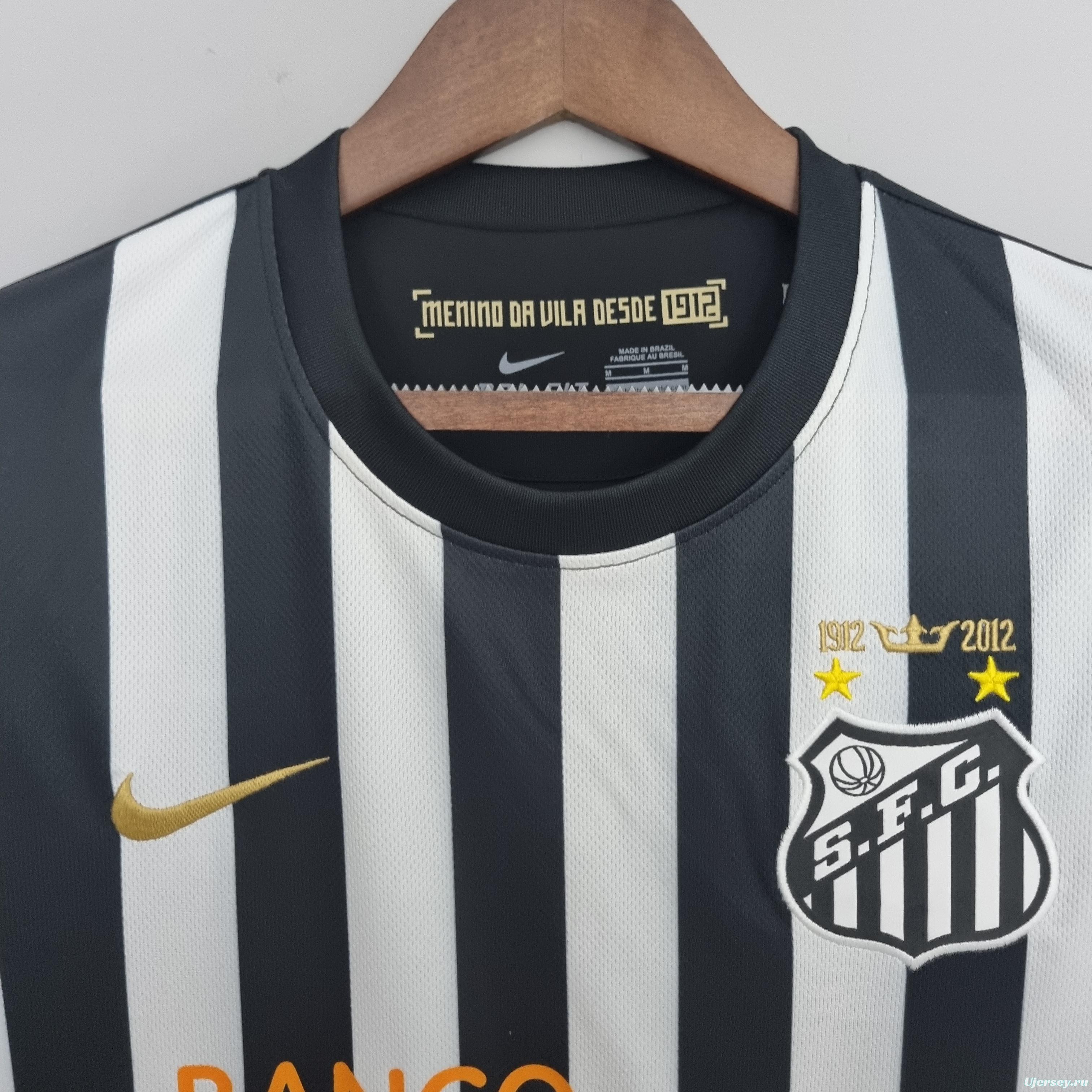 Retro Santos 2013 away Soccer Jersey