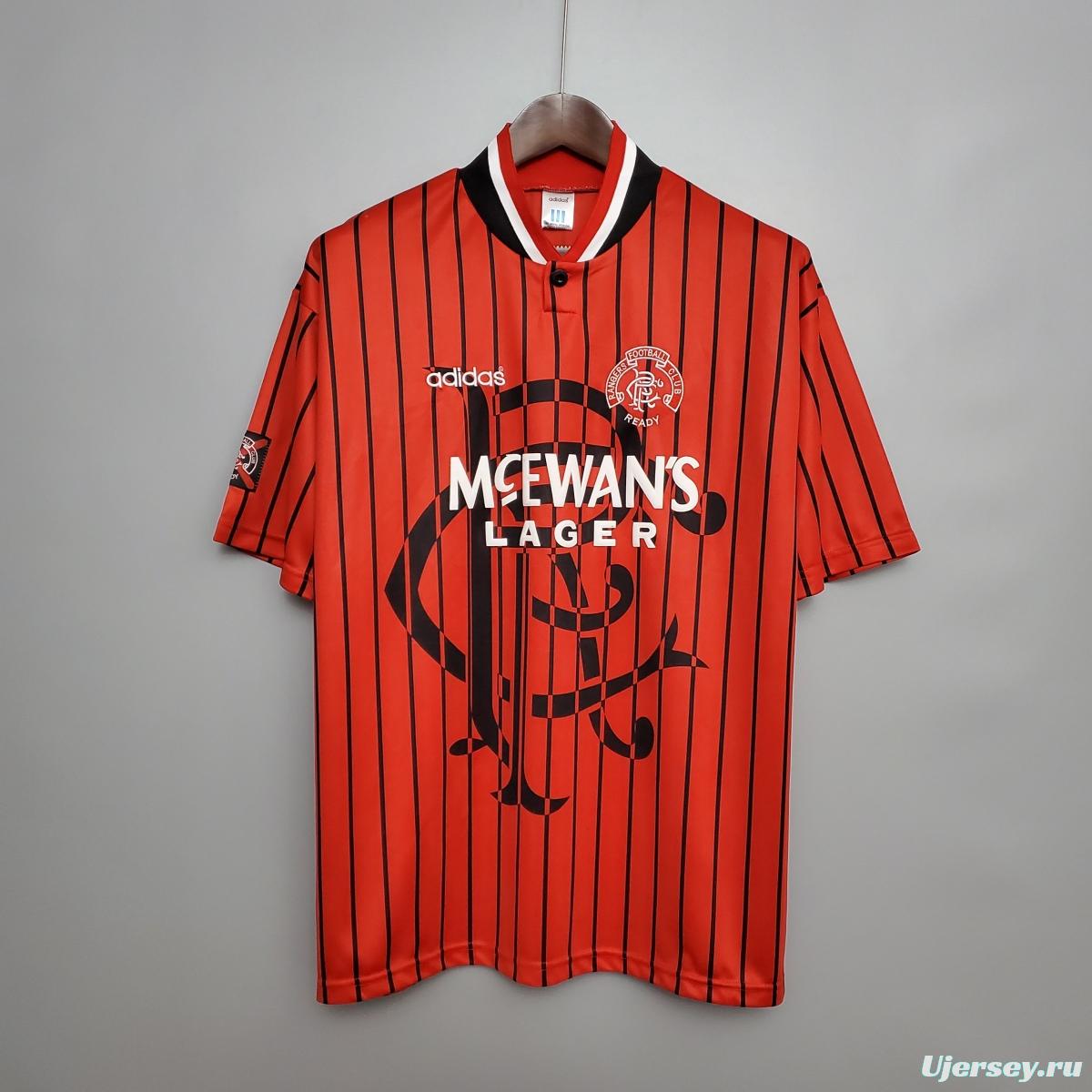 Retro 94-95 Rangers Away Soccer Jersey