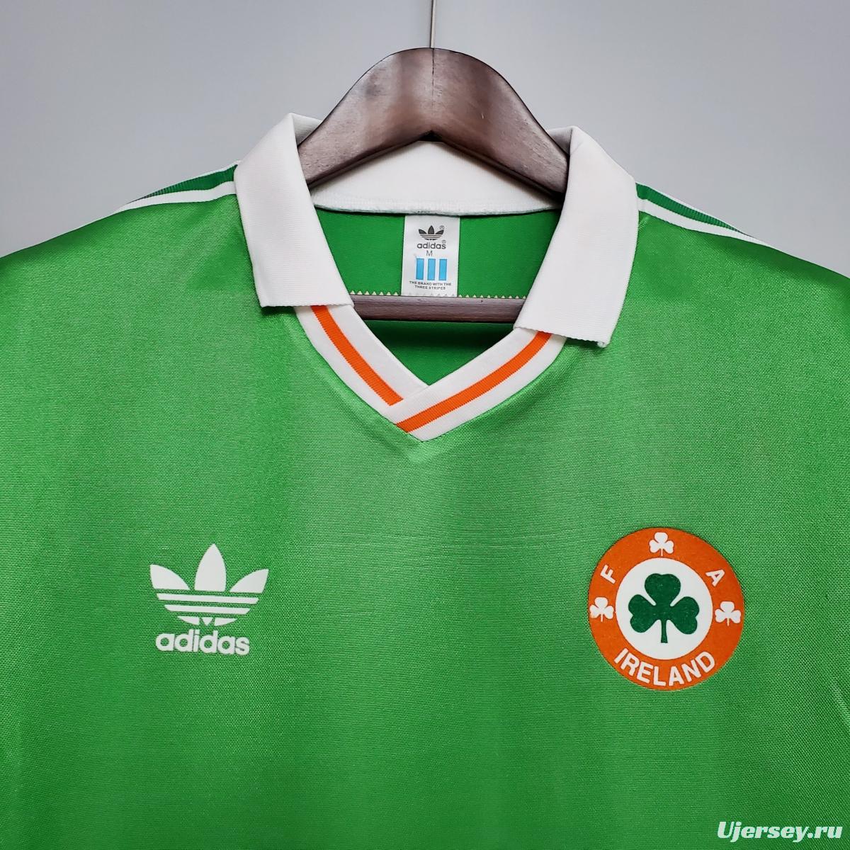 Retro 1988 Ireland home Soccer Jersey