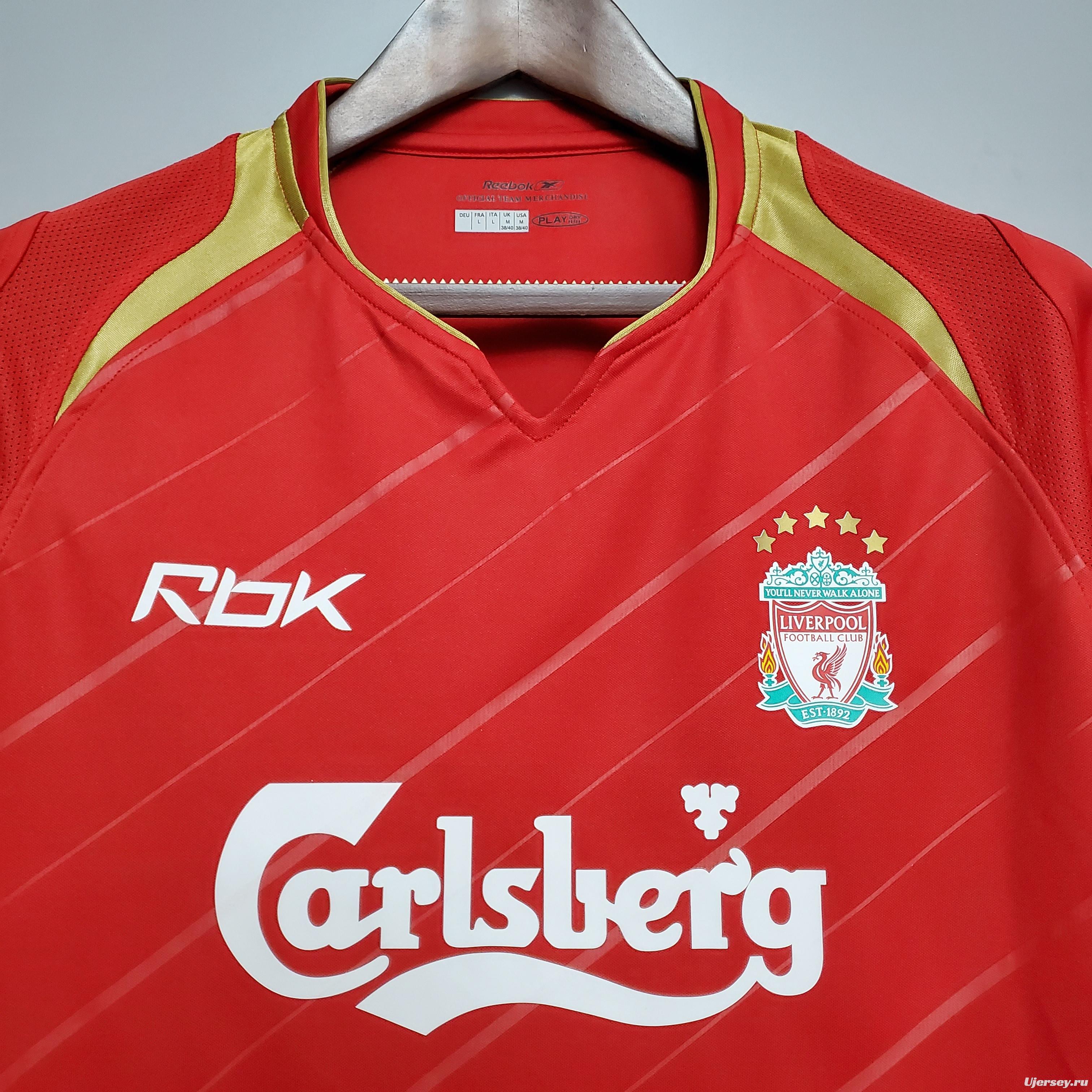Retro 05/06 Liverpool home Soccer Jersey