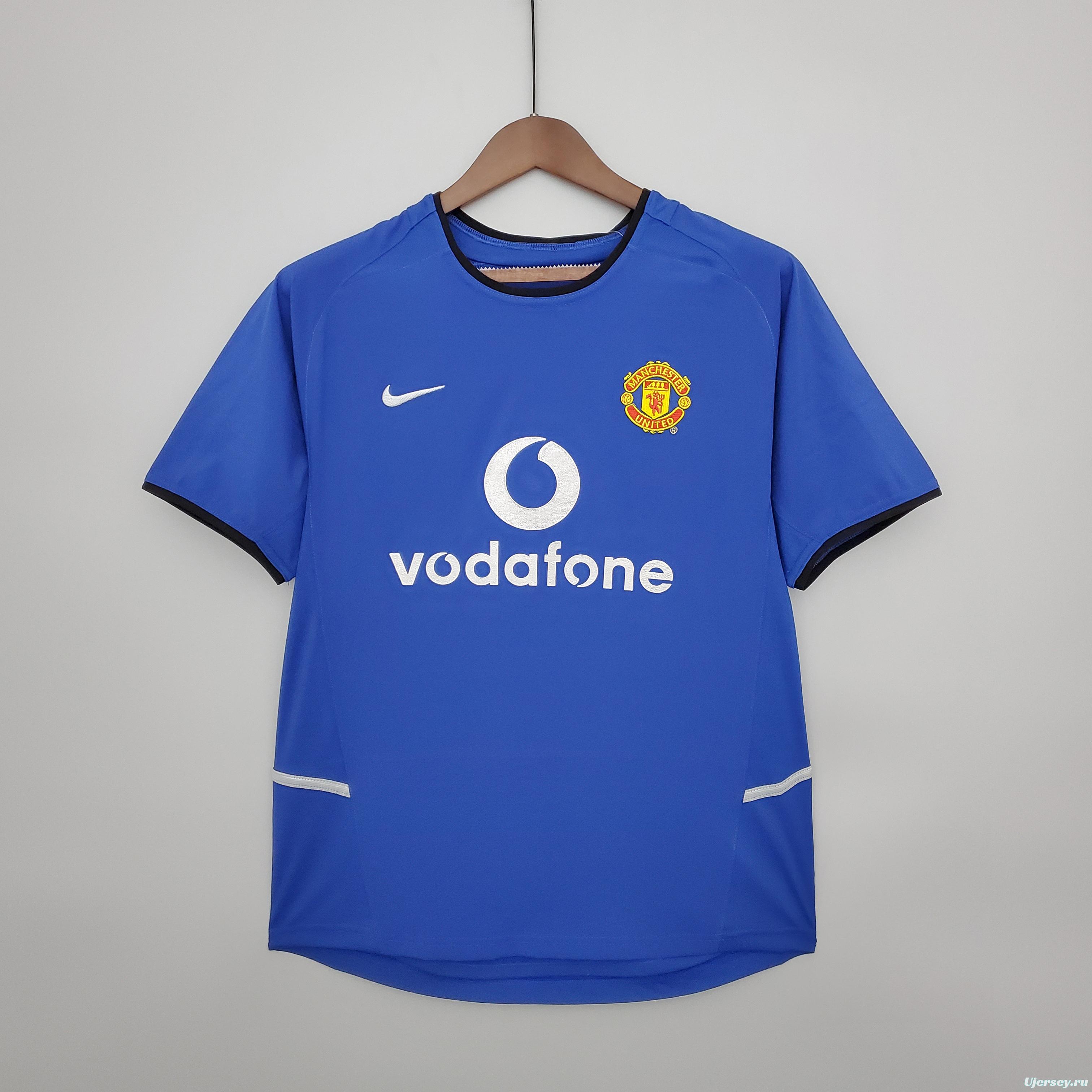 Retro Manchester United 02/04 away Soccer Jersey