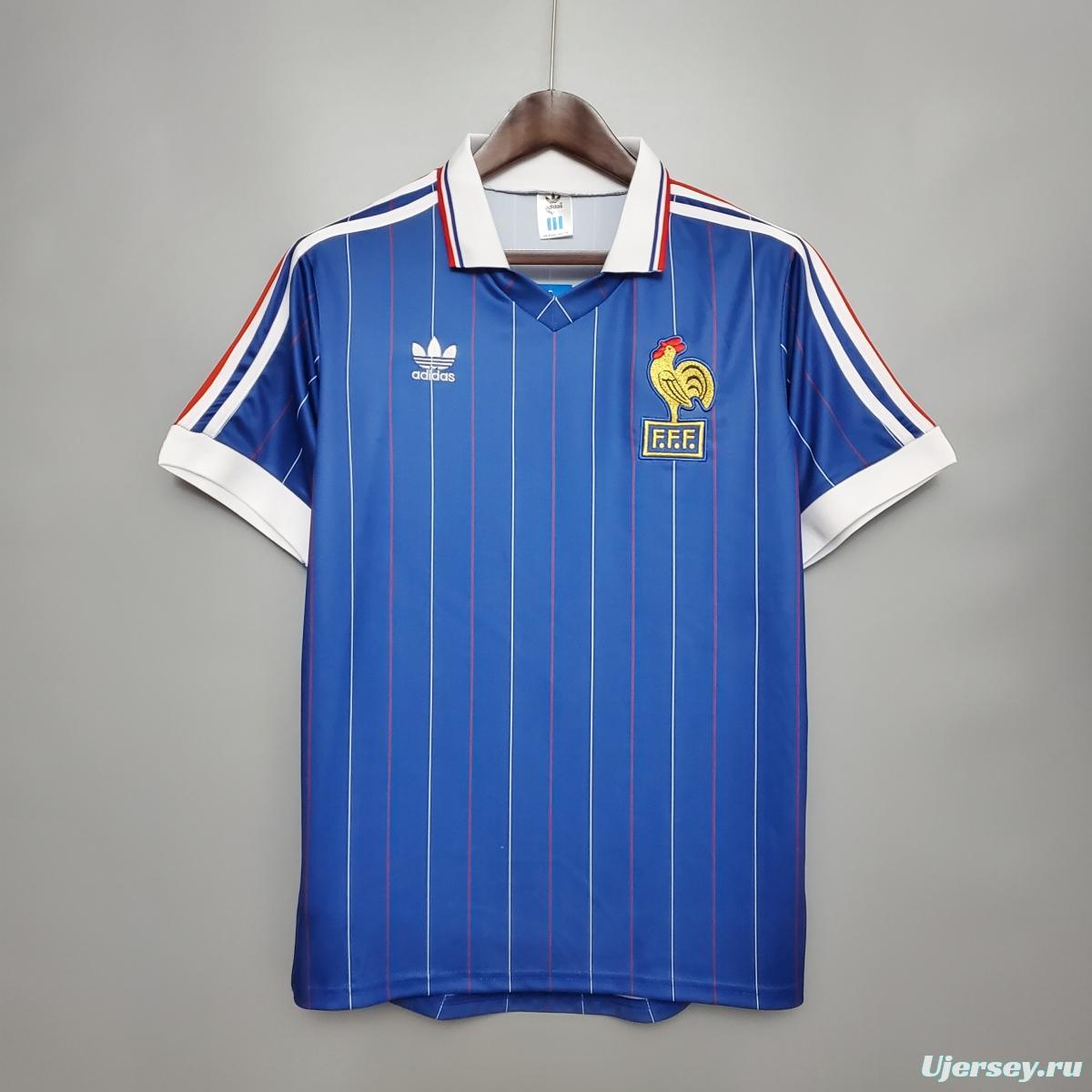 Retro France 1982 home Soccer Jersey