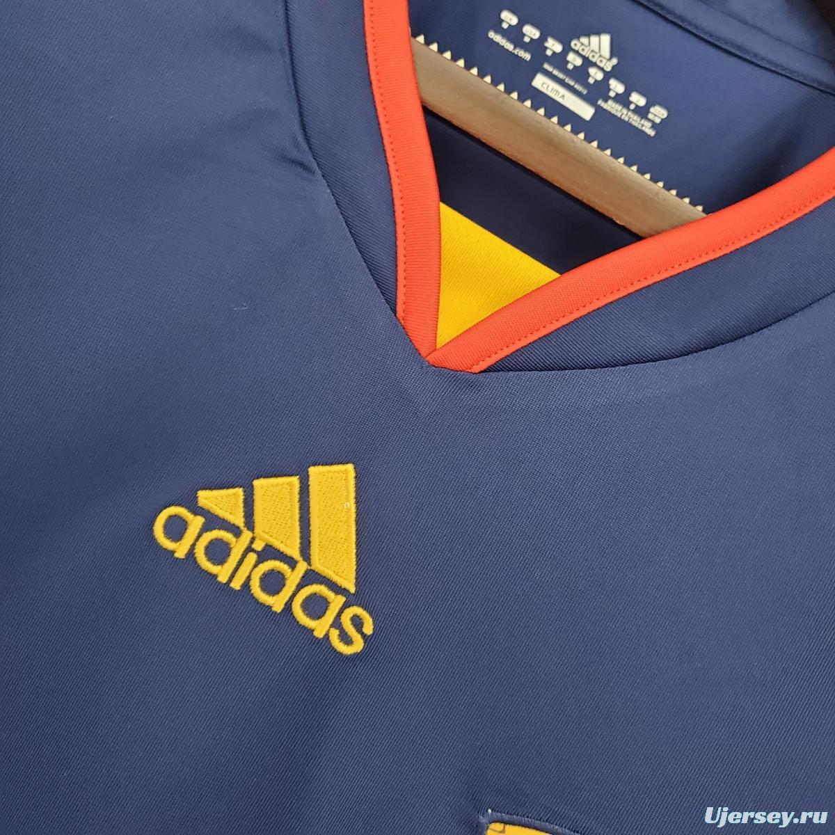 Retro long sleeve Spain 2010 away Soccer Jersey