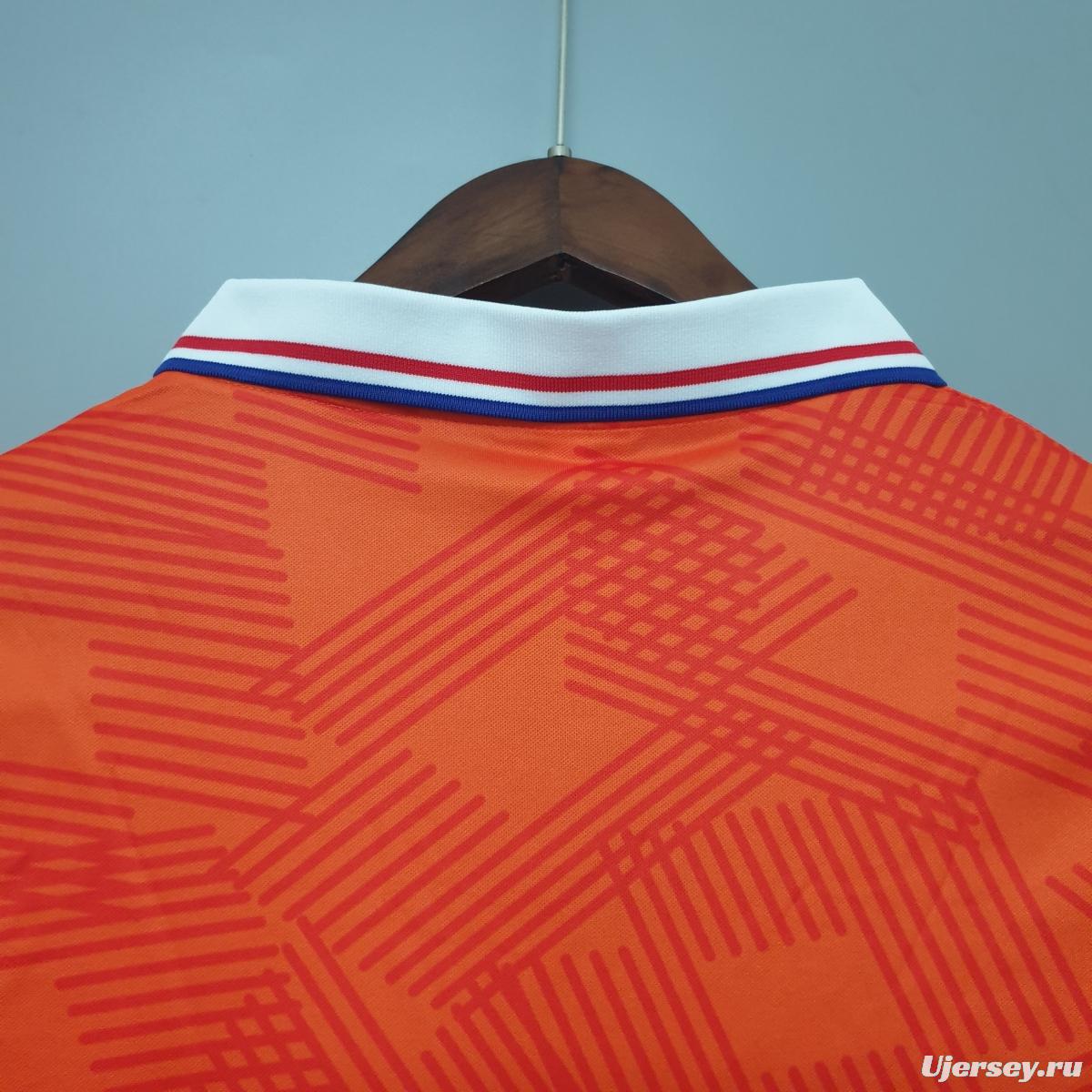 Netherlands 1991 retro shirt home Soccer Jersey