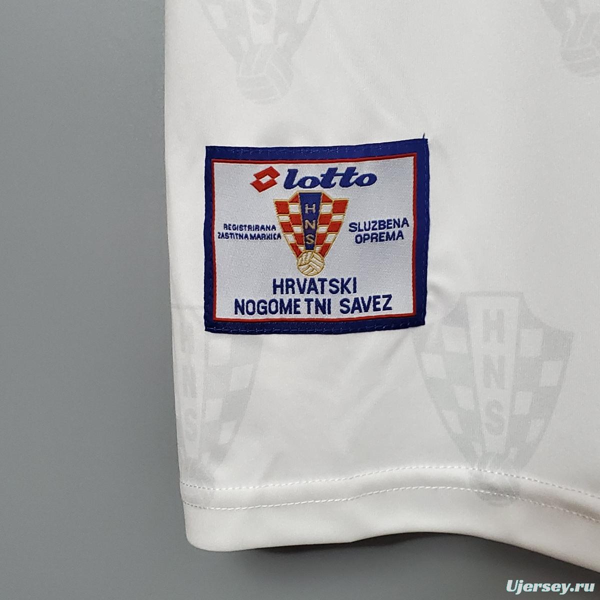 Retro 1998 Croatia away Soccer Jersey