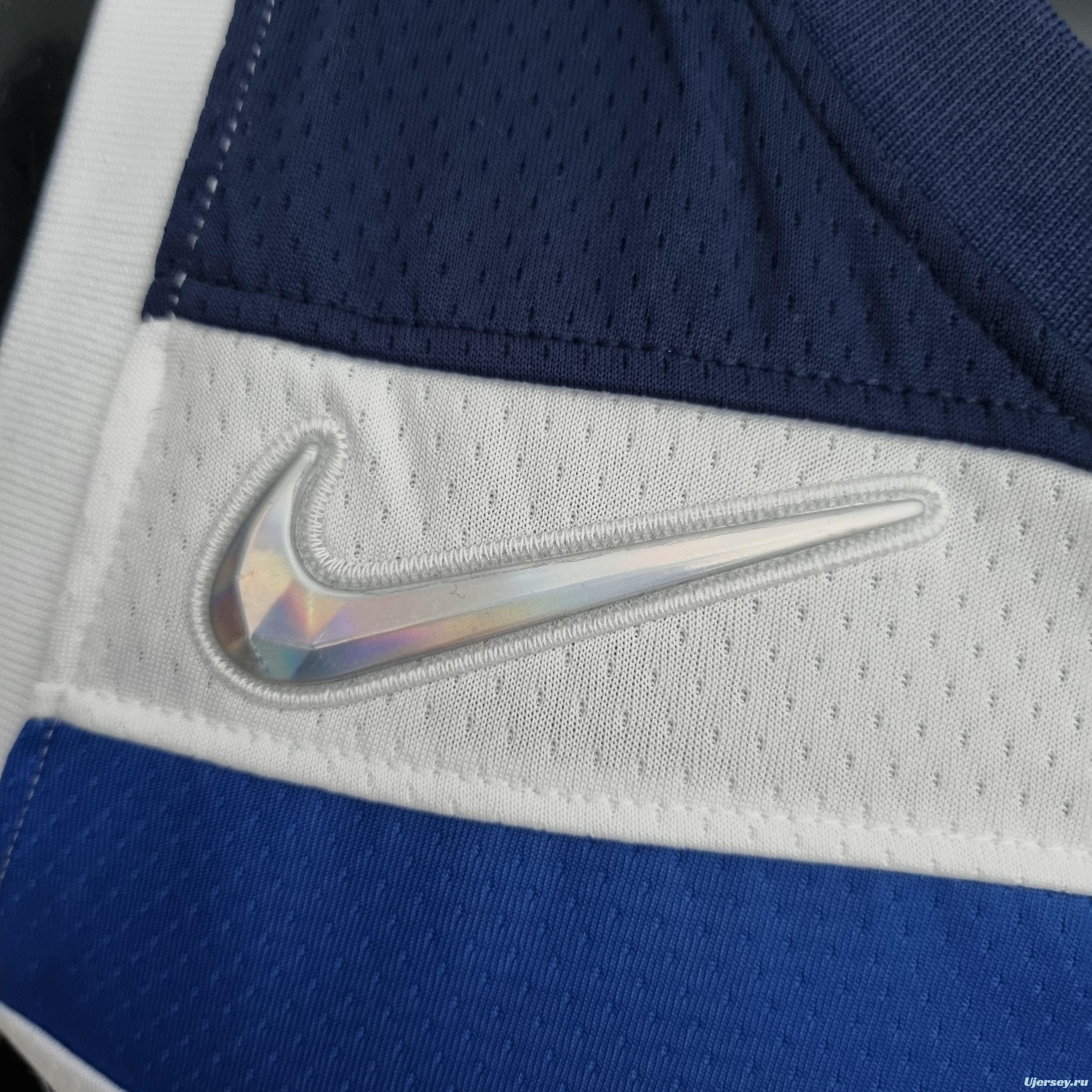 75th Anniversary Minnesota Timberwolves Russell #0 Royal White NBA Jersey