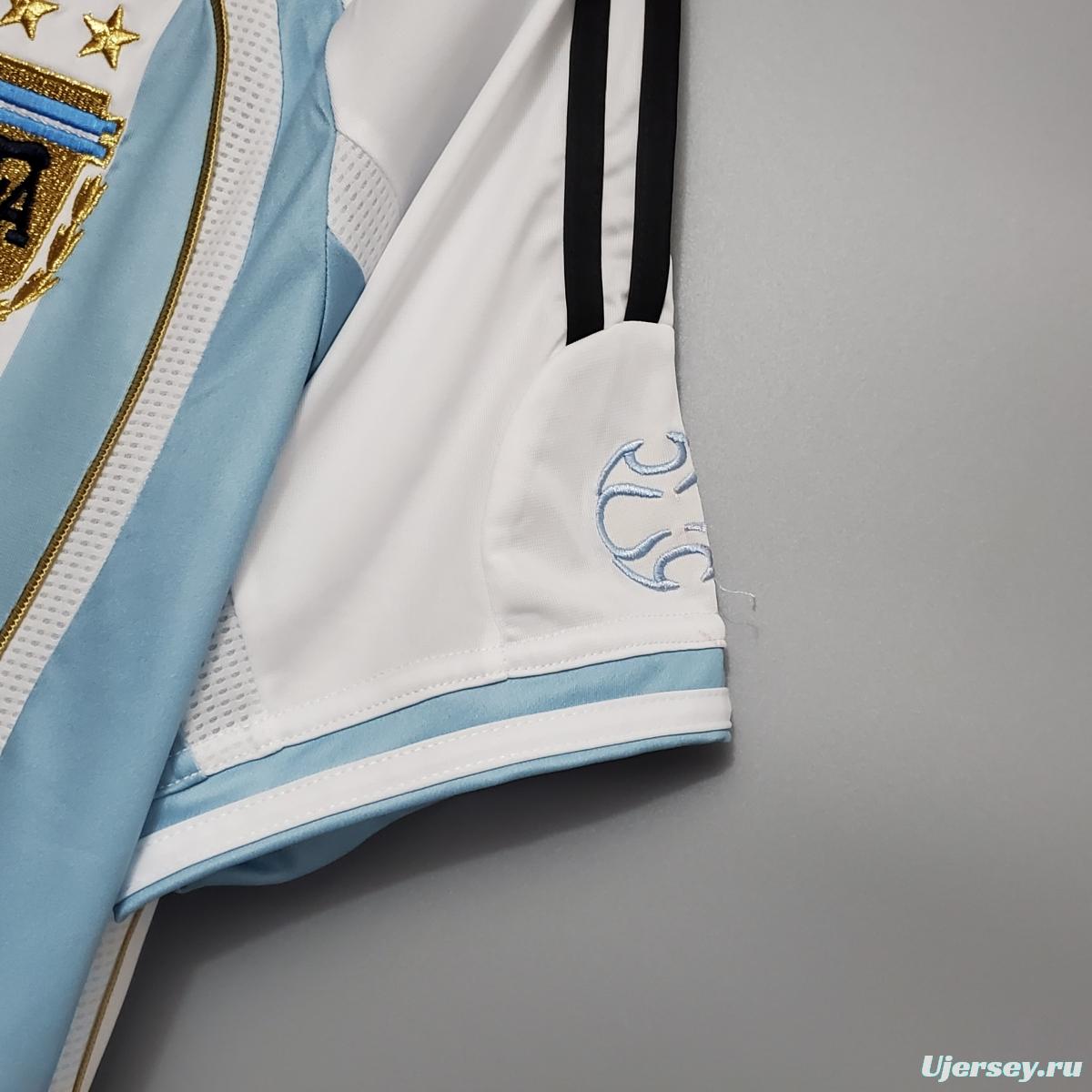 Retro 2006 Argentina home Soccer Jersey