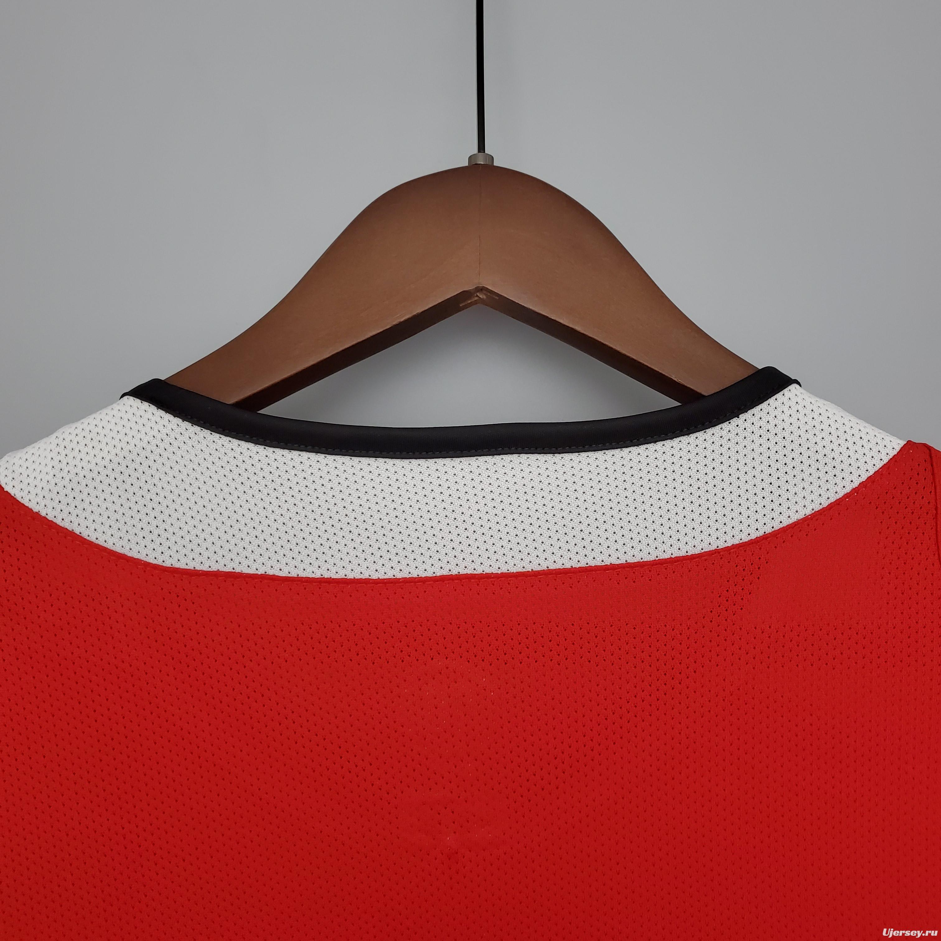 Retro Manchester United long sleeve 04/06 home Soccer Jersey