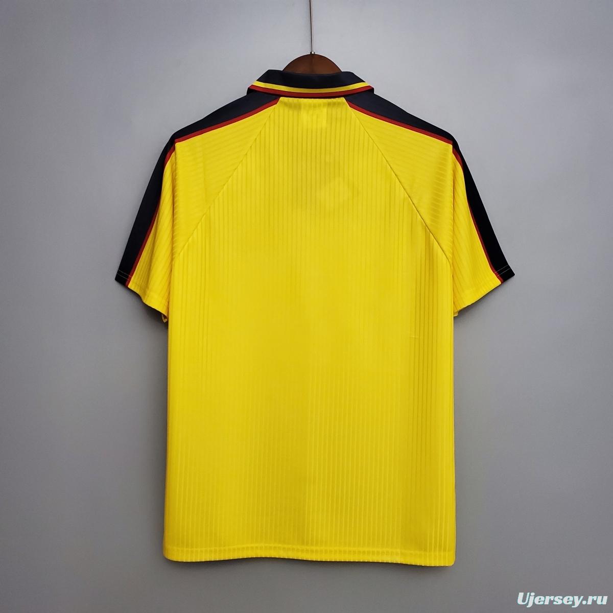 Retro Scotland 96/98 Yellow Soccer Jersey