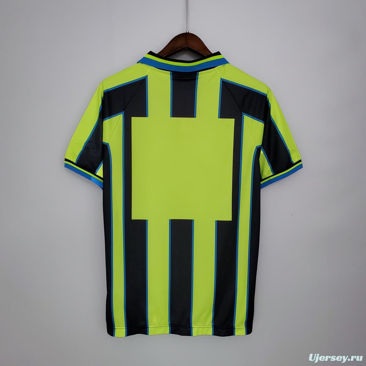 Retro Manchester City 98/99 away Soccer Jersey