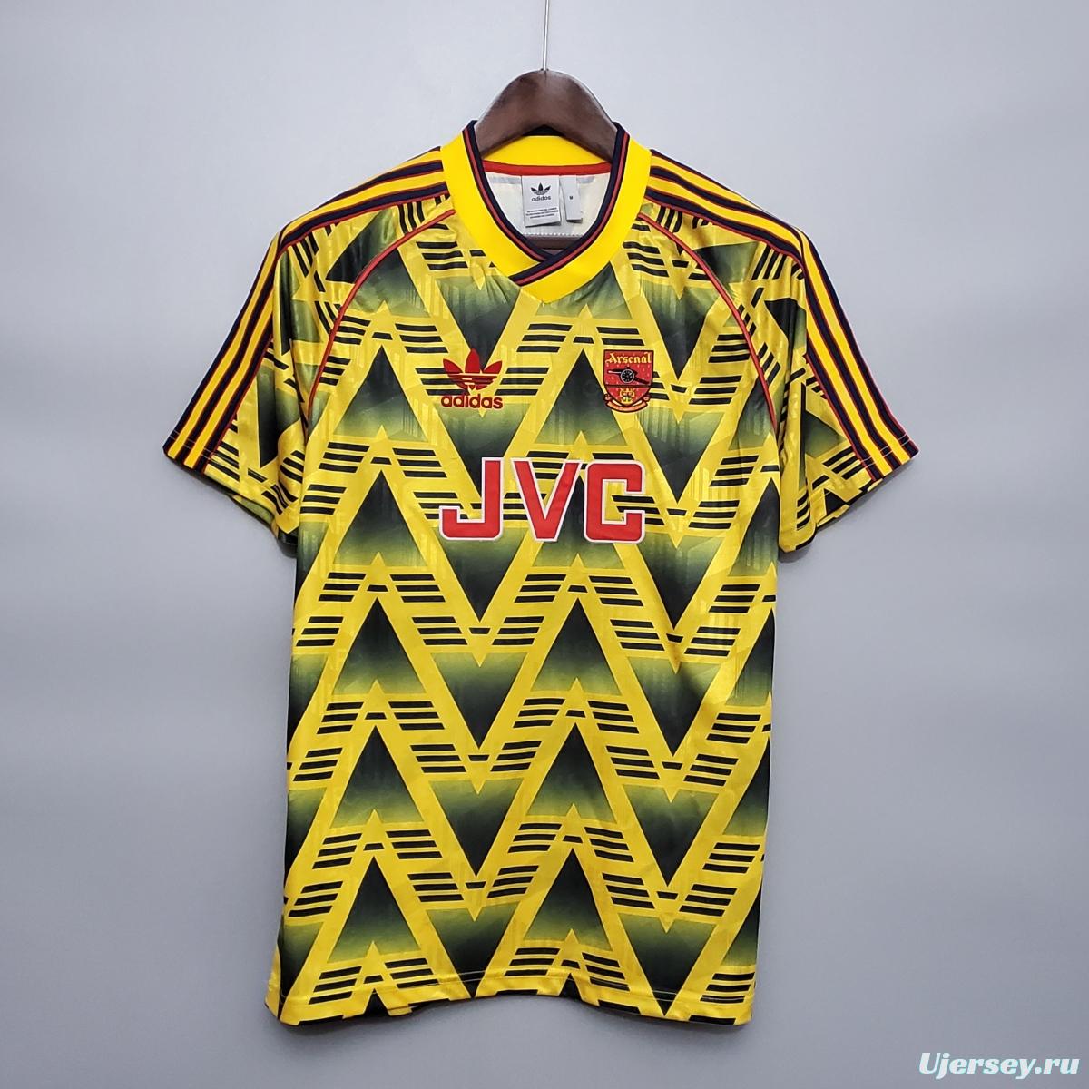 Retro 91/93 Arsenal away Soccer Jersey