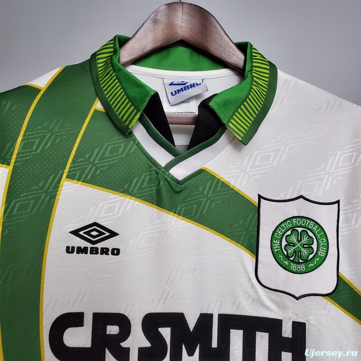 Retro Celtic 93/95 home Soccer Jersey