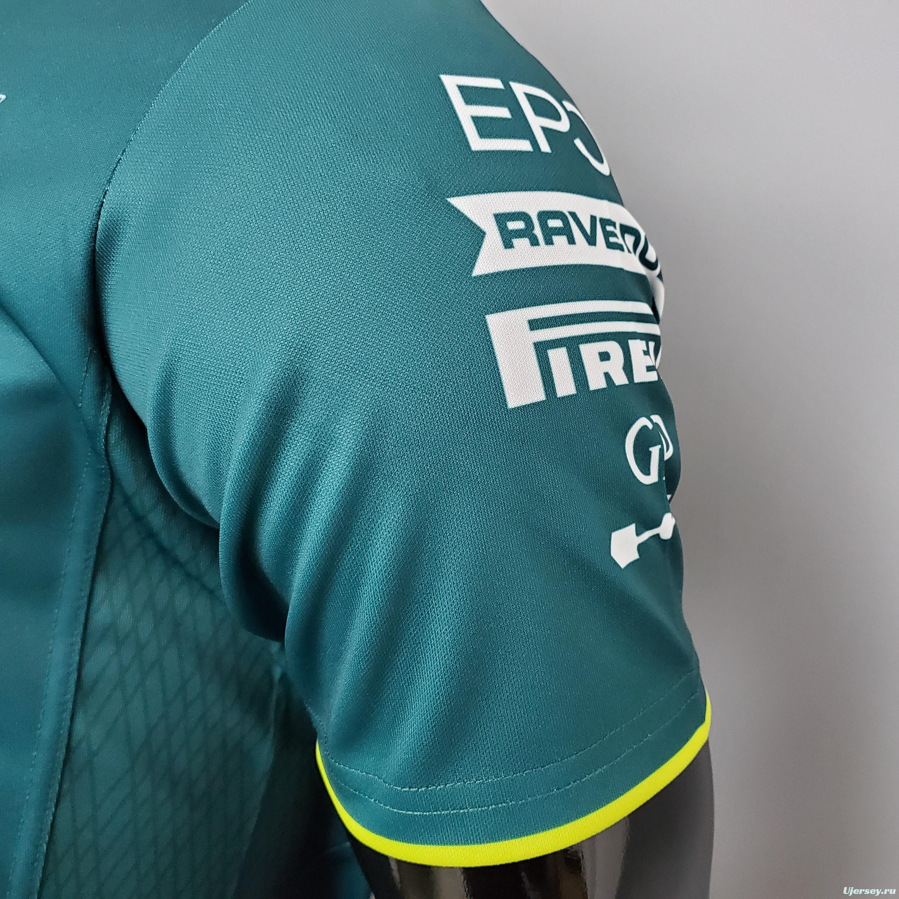 FI Formula One stadium service Aston Martin polo S-5XL