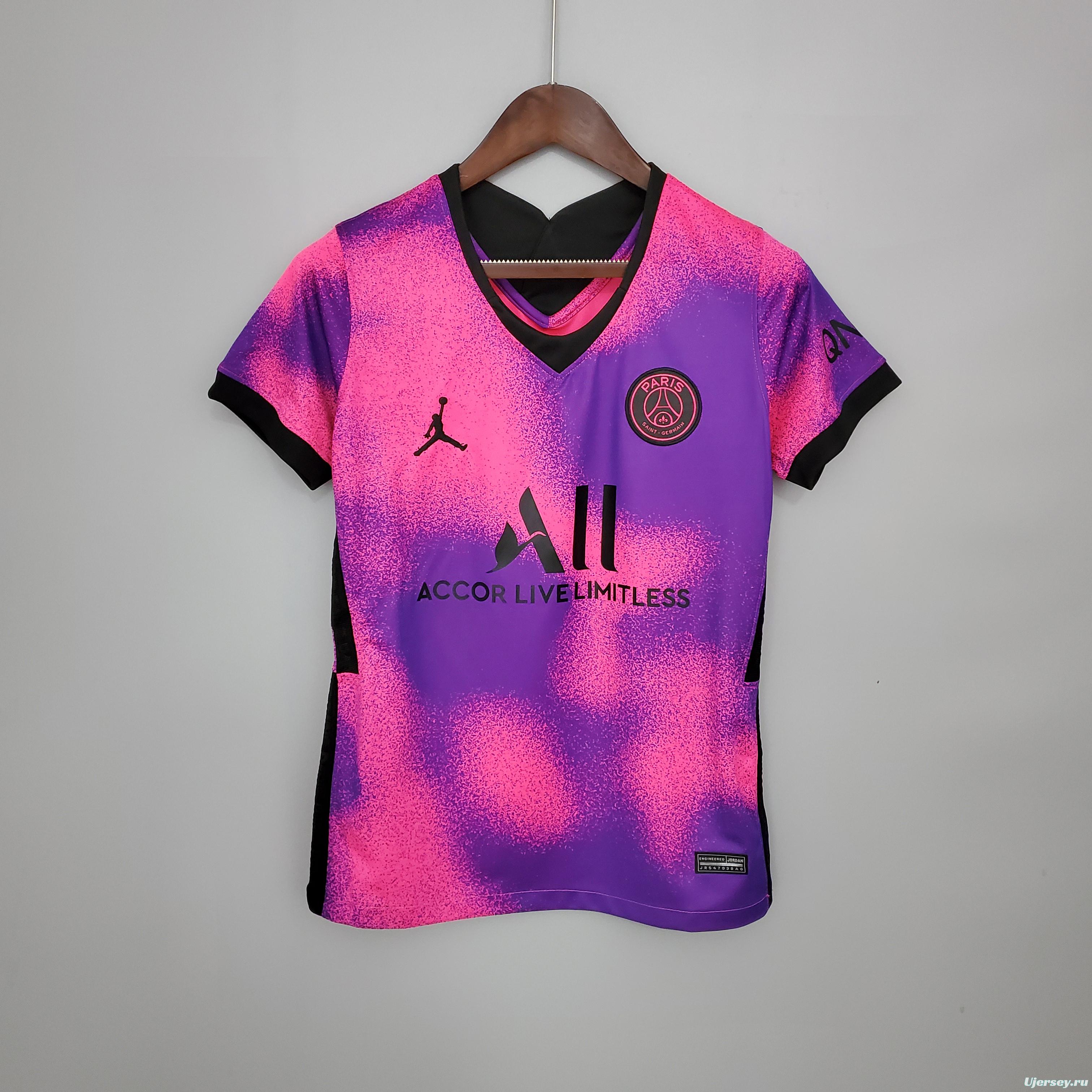 20/21 Jordan PSG women fourth away purple