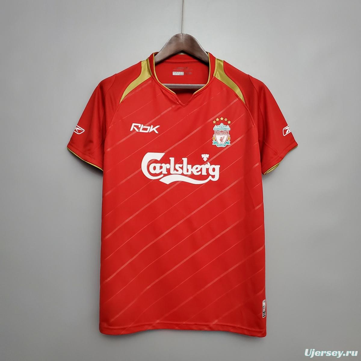 Retro 05/06 Liverpool home Soccer Jersey