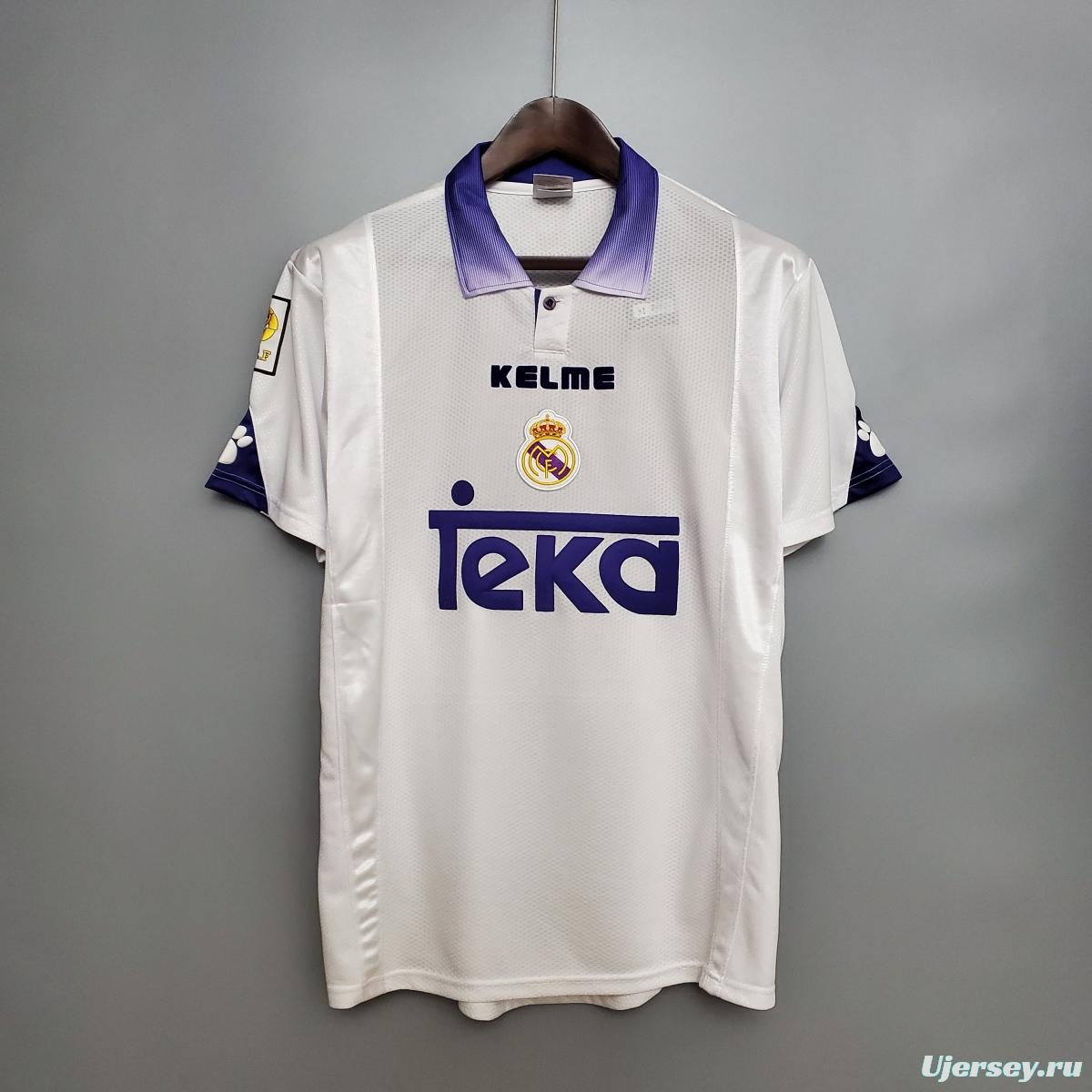 Retro Real Madrid 97/98 home Soccer Jersey