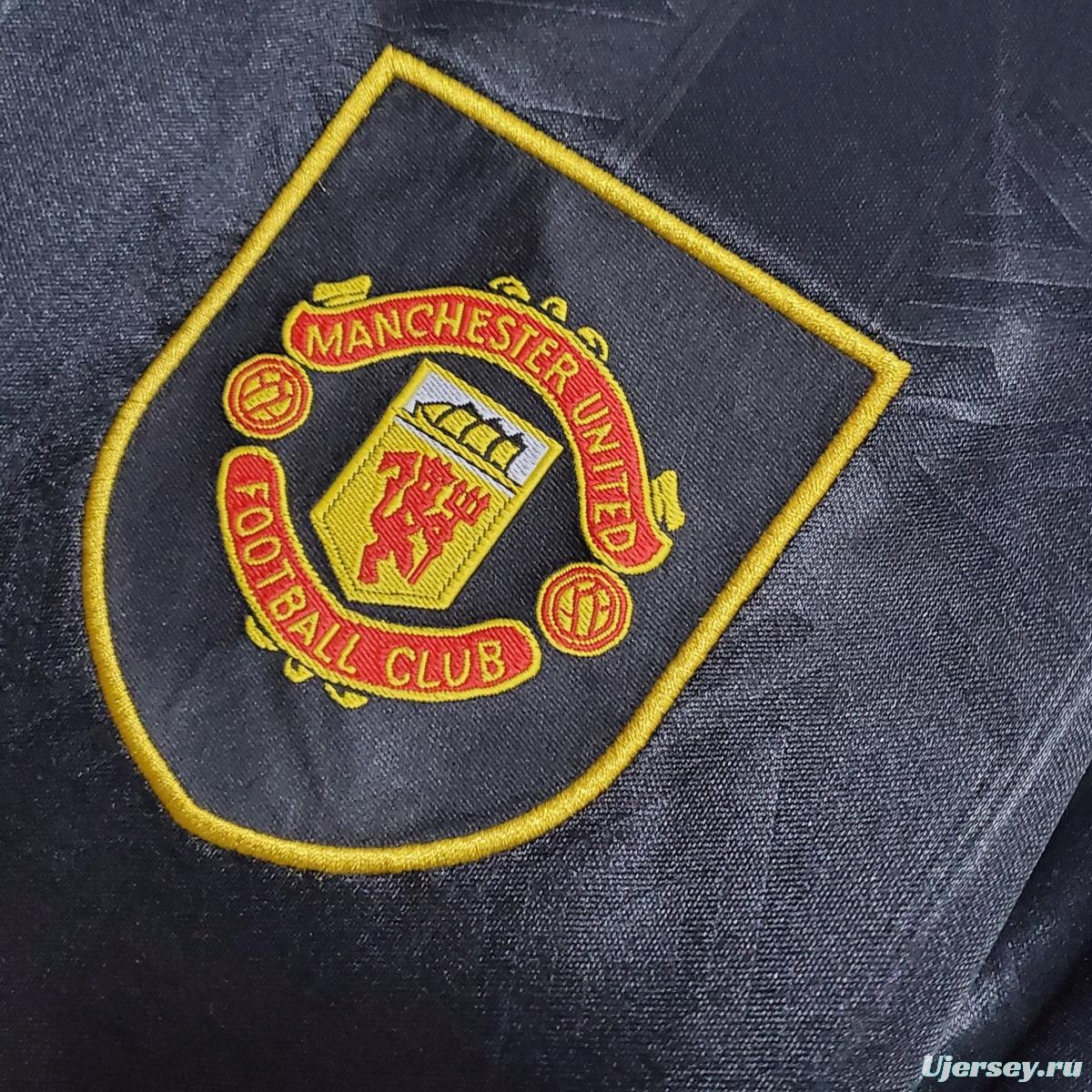 Retro 93/95 Manchester United away Soccer Jersey