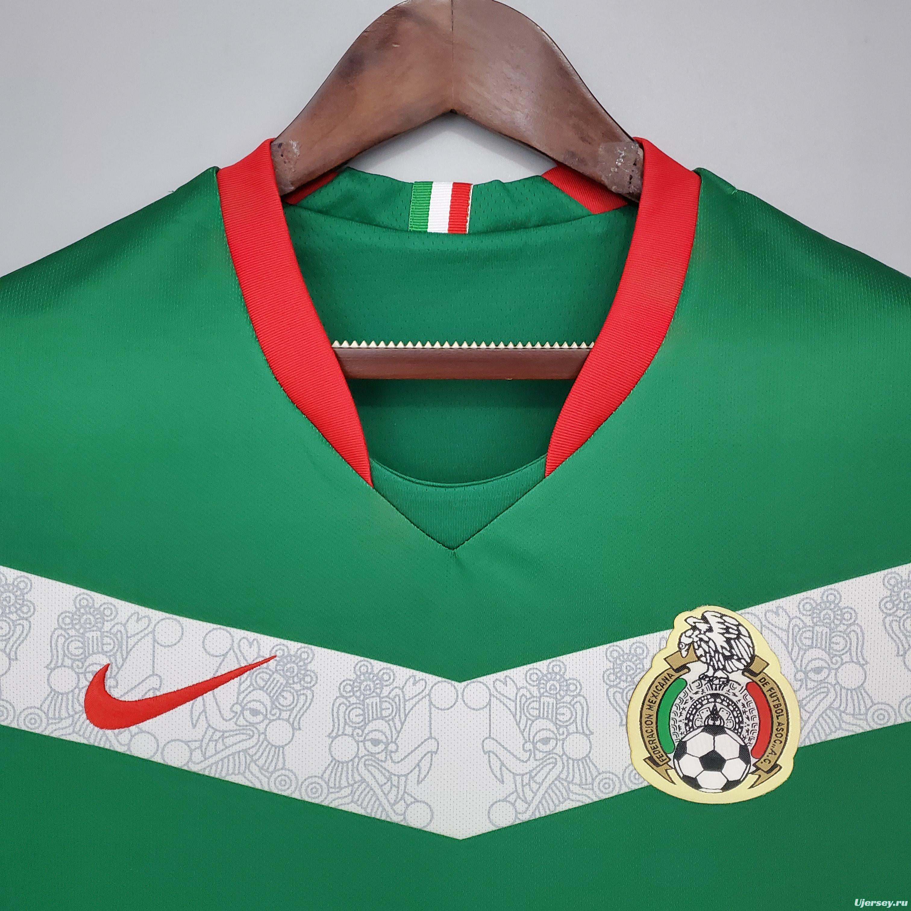 Retro Mexico 2006 Home Soccer Jersey