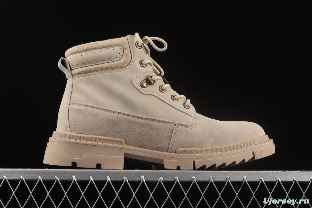 Timberland 21ss autumn and winter new high-top casual shoes TB10055BEIGE