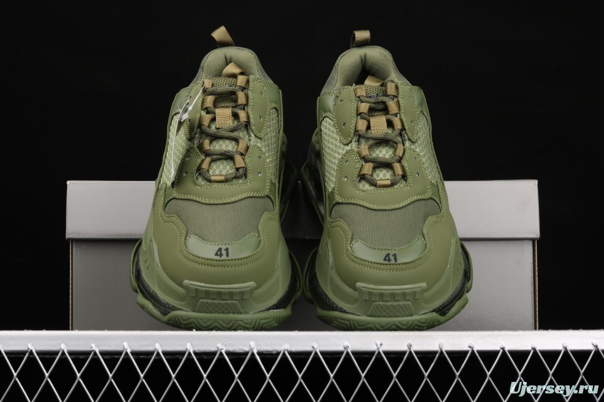 Balenciaga Triple S 3.0 full-combination nitrogen crystal outsole W2GA12325 for retro casual running shoes