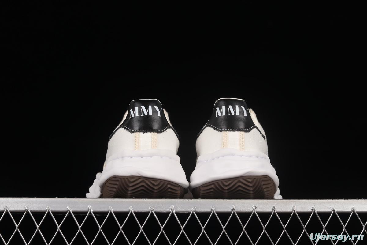 MMY/Maison MIHARA YASUHIRO Wayne Original Sole Leather Low Sneaker Japanese Conceptual Fashion designer Mihara Kangyu brand shell front page deformed retro dissolved snow cake bottom