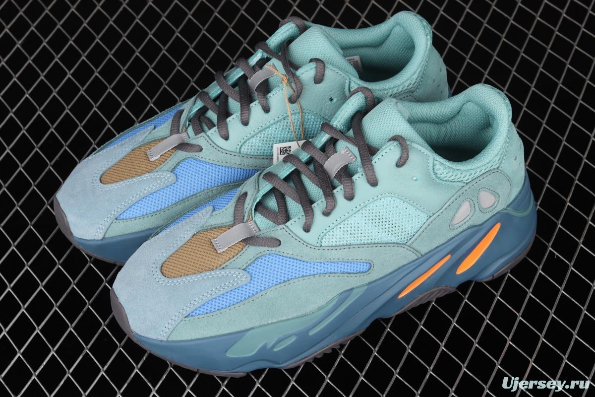 Adidas Yeezy Boost 700 Sea Blue GZ2002 Kanye coconut 700 sea blue running shoes BASF popcorn