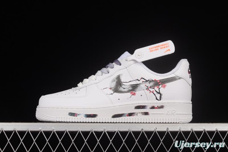 NIKE Air Force 1'07 Lx painted graffiti low-top sneakers DH2920-211