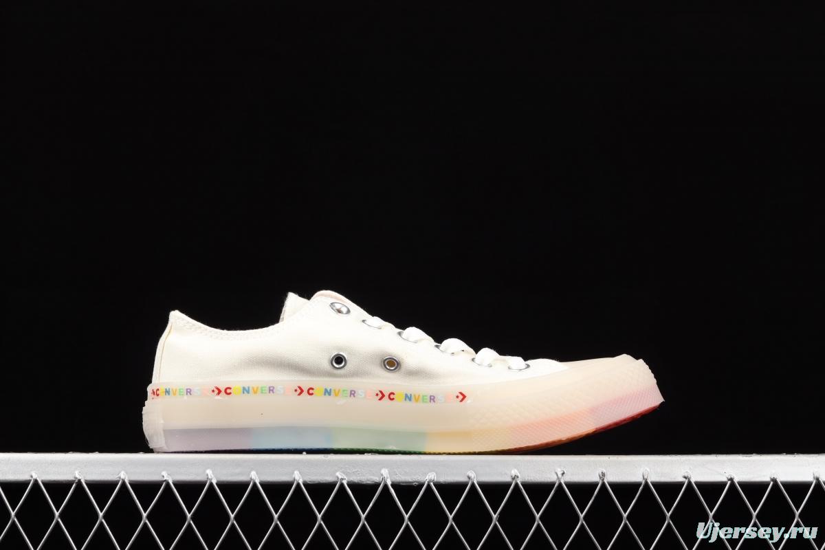 Converse Chuck Taylor All Star Glow 1970 s OX classic improved cold sulfur technology low-top canvas board shoes 165613C