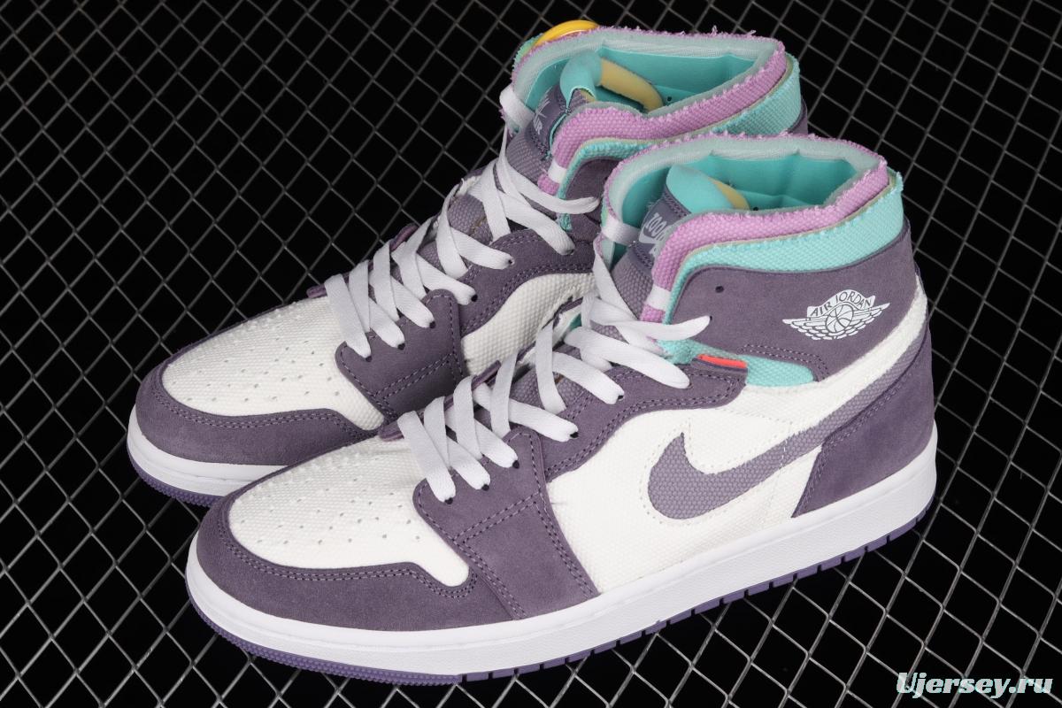 Air Jordan 1 Zoom CMFT Tropical Twist Taro Purple CT0978-150