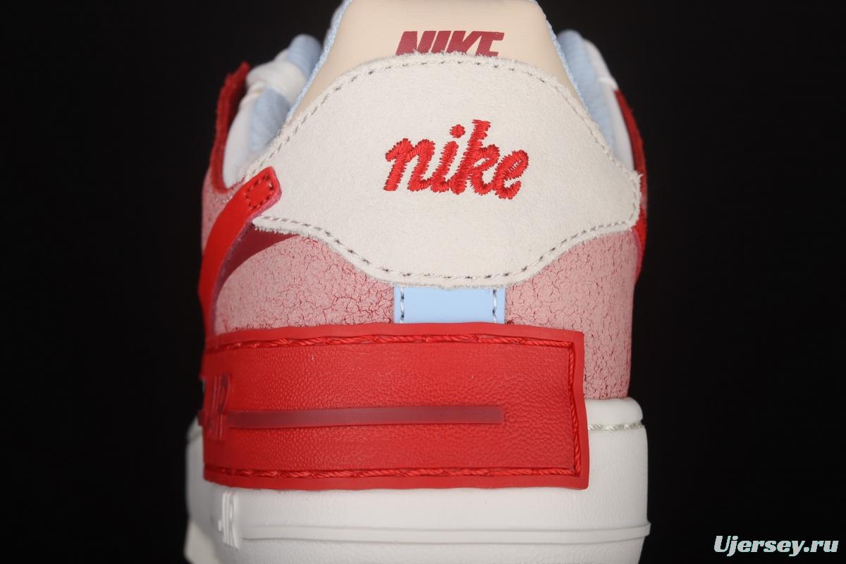 NIKE Air Force 1 ShAdidasow light weight heightened low-top 100-top board shoes CI0919-108