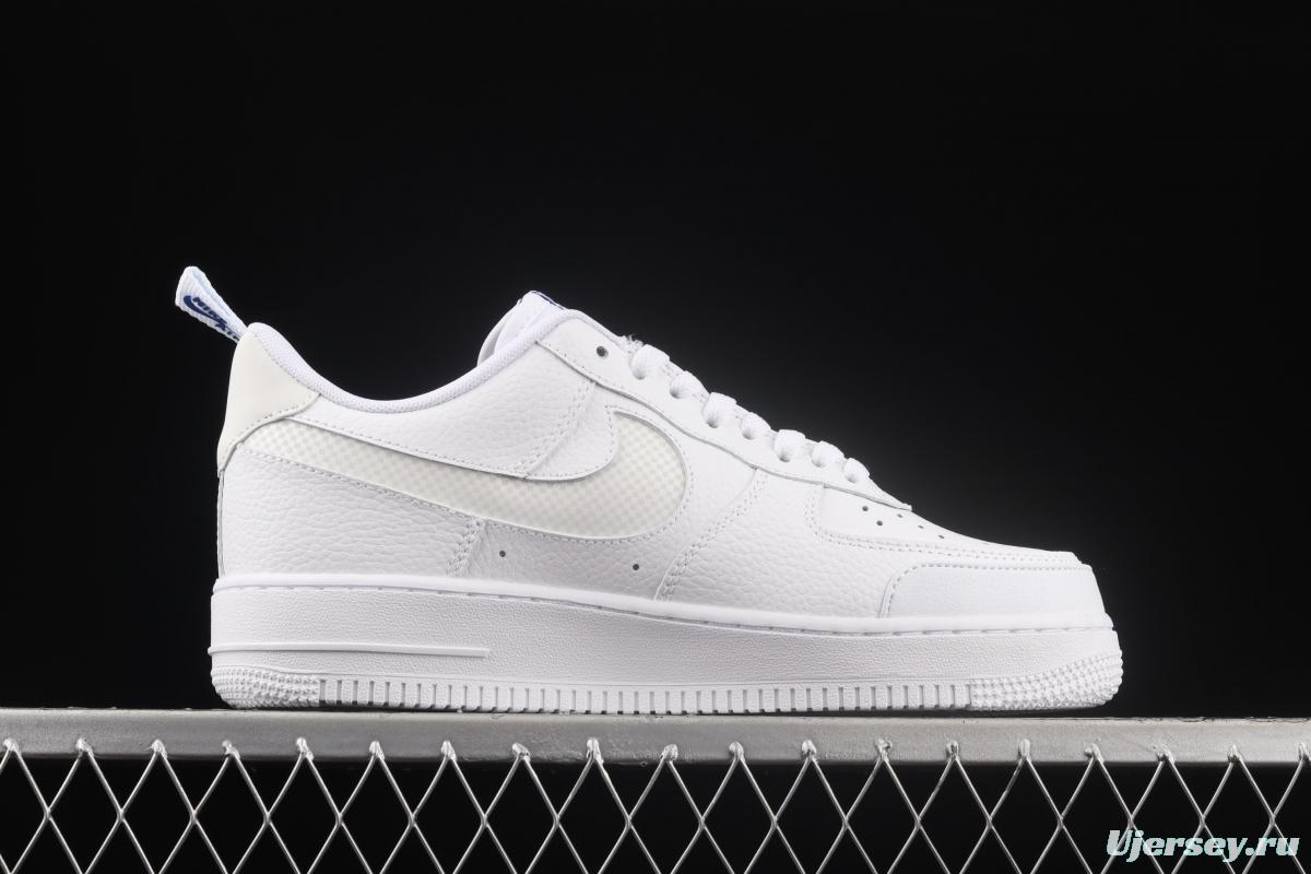 NIKE Air Force 1' 07 Low 3M hollowed-out reflective low-top casual board shoes DN4433-100