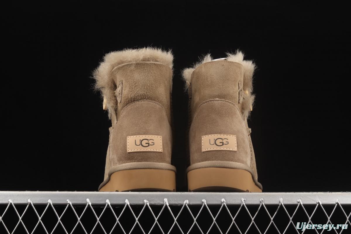 UGG Mini Bailey Button II wooden buckle help outdoor snow boots 1016422