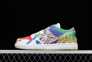 NIKE SB DUNK Low SP city supermarket jointly named color bazaar leisure skateboard shoes DA6125-900