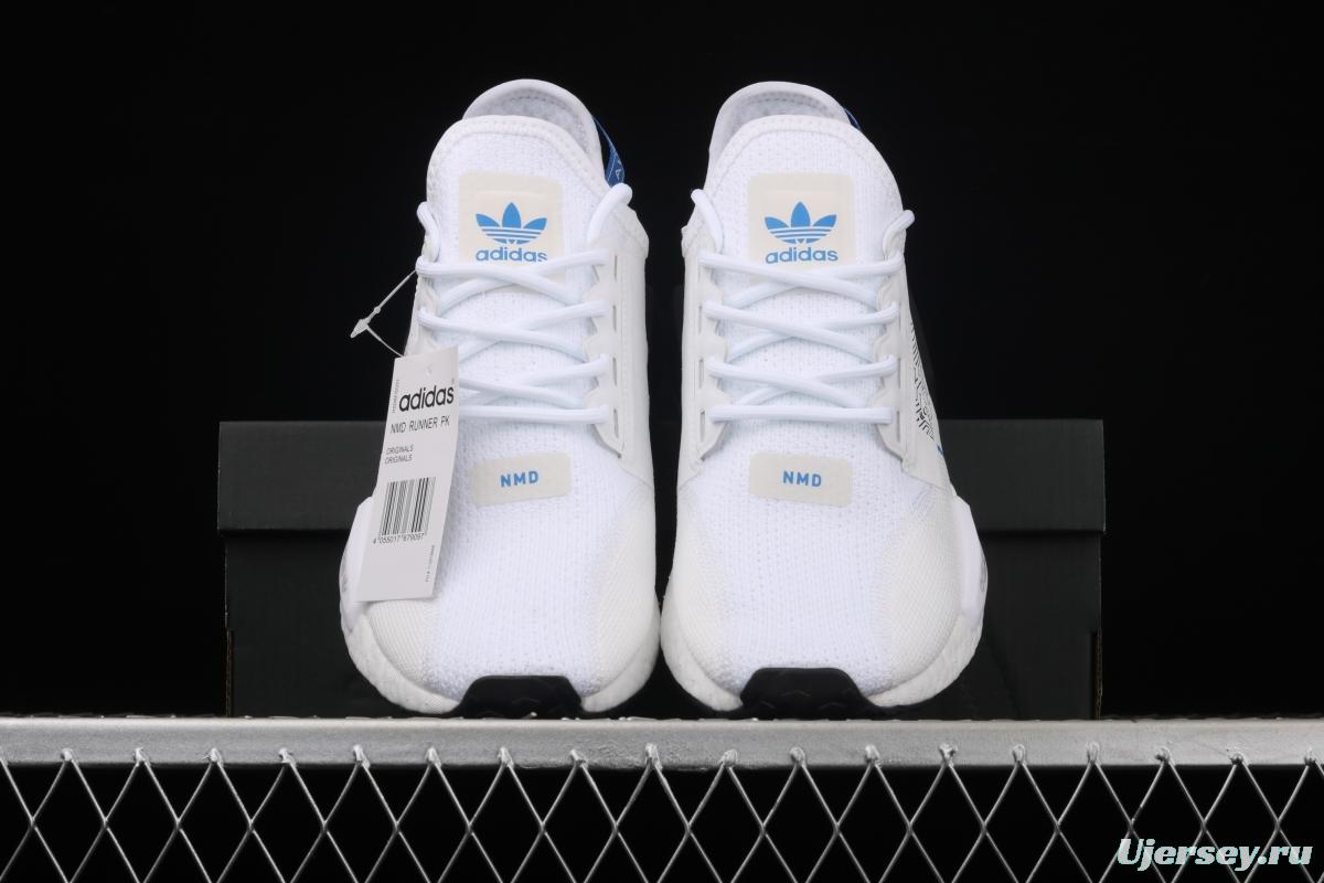 Adidas NMD R1 Boost V2 FX3949 second generation elastic knitted surface popcorn running shoes