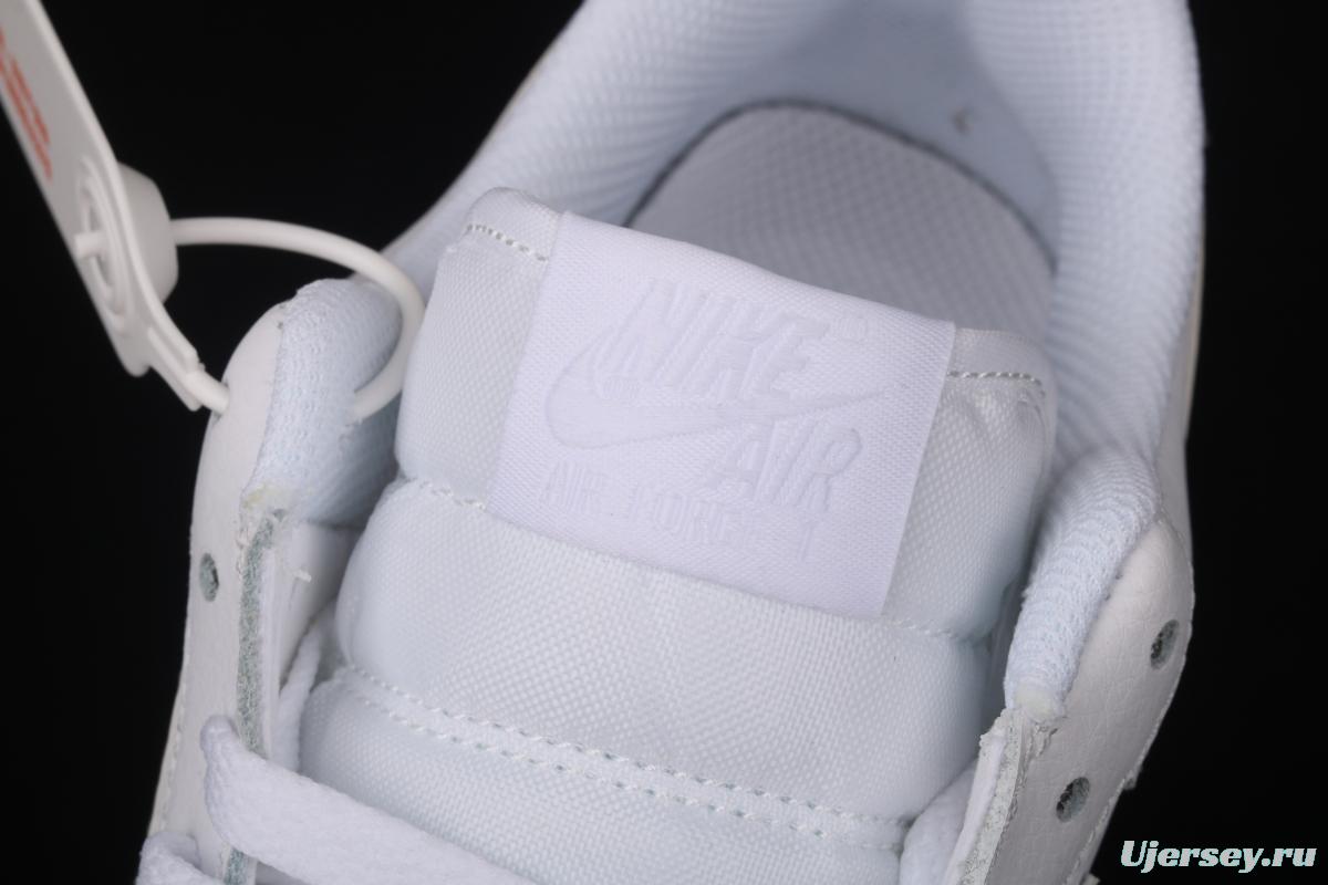 NIKE Air Force 1 Low GS white and blue dazzling haze laser low-top casual board shoes 314219-131