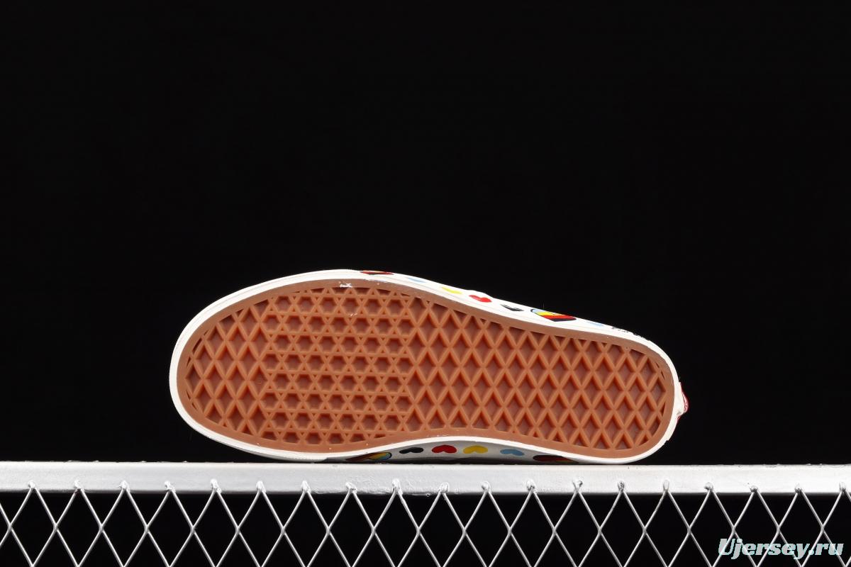 Vans Authentic Anaheim Valentine's Day Limited gray love leisure half-drag VN0A54F7583