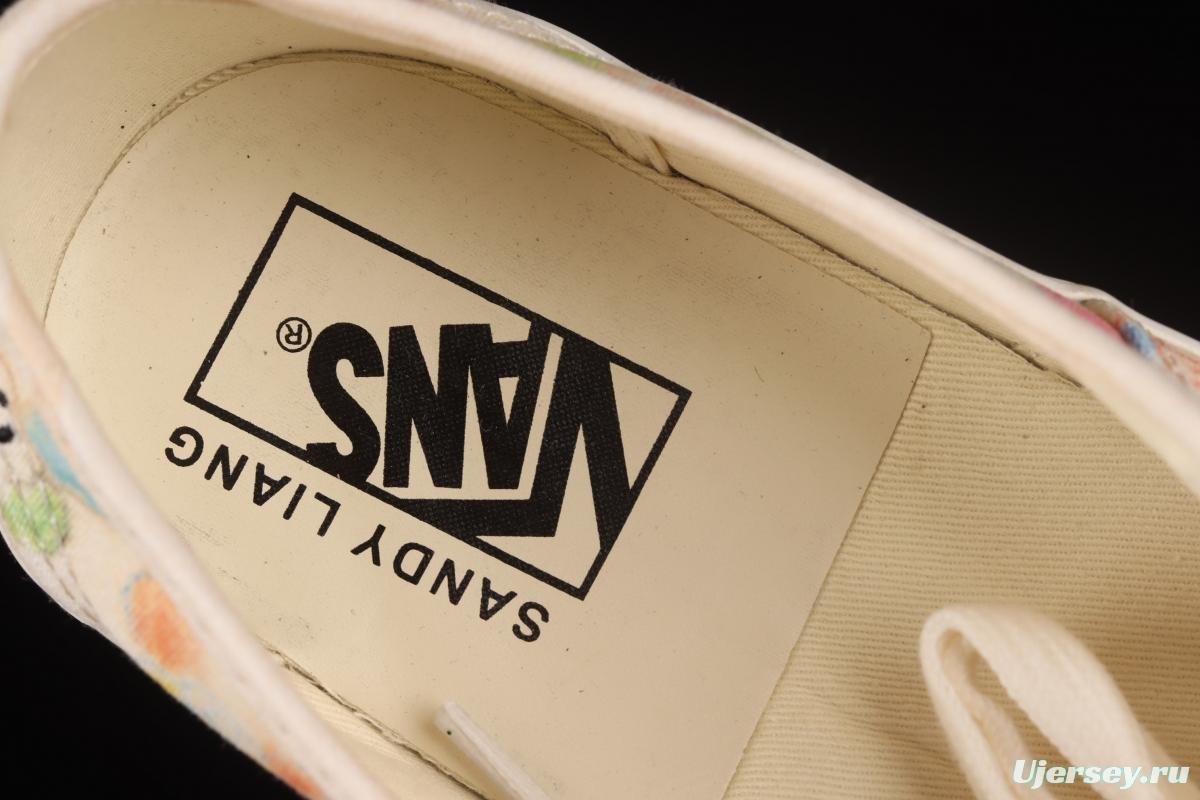 Sandy Liang x Vans Authentic 44 DX joint style young women's style fashion leisure board shoes VN000QERBLF