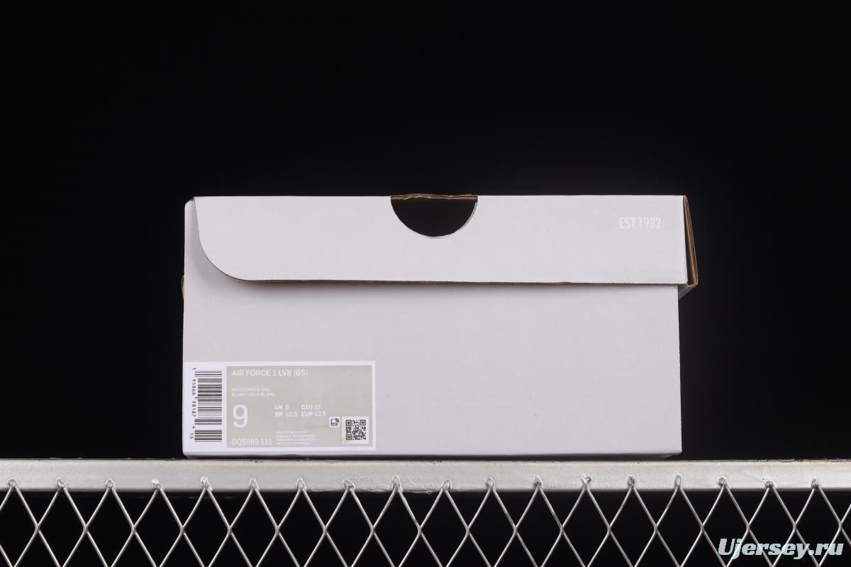 NIKE Air Force 1'07 Lx white, yellow and green color matching low-top sneakers DQ5085-111