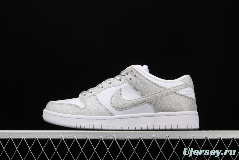 NIKE SB DUNK Low Pro white sky star color matching sports skateboard shoes BQ6817-208