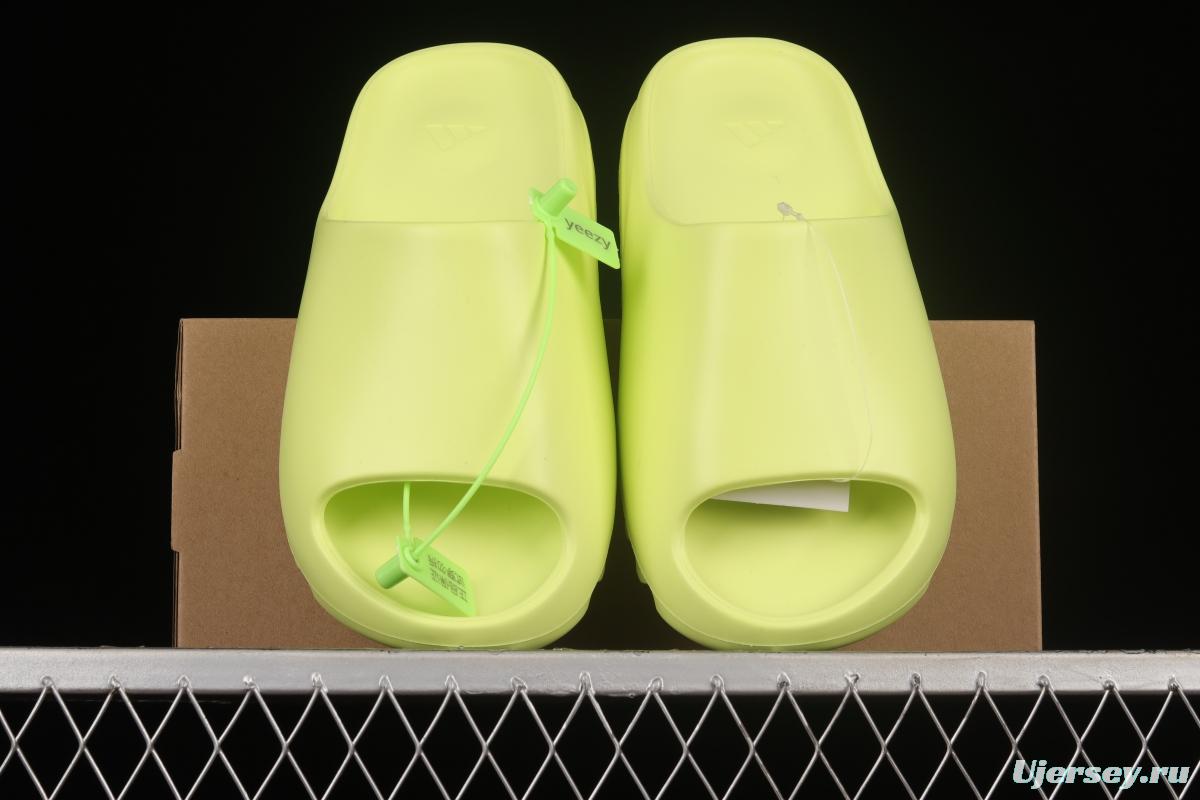 Kanye West x Yeezy Slide Resin GX6138 Fluorescent Green