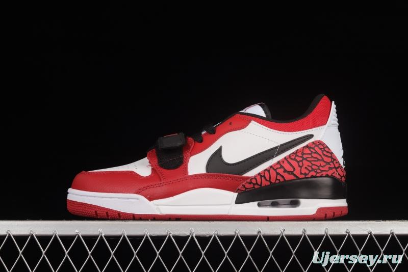 Air Jordan Legacy 312 Low AJ312 Chicago Color Matching Velcro Three-in-One Shoes CD7069-116