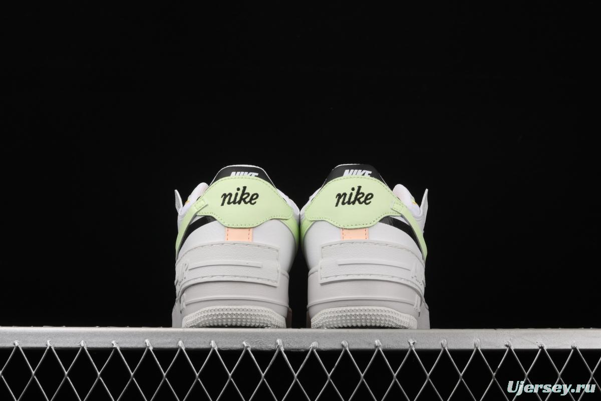 NIKE Air Force 1 ShAdidasow light weight heightened low-top 100-board shoes CI0919-107,