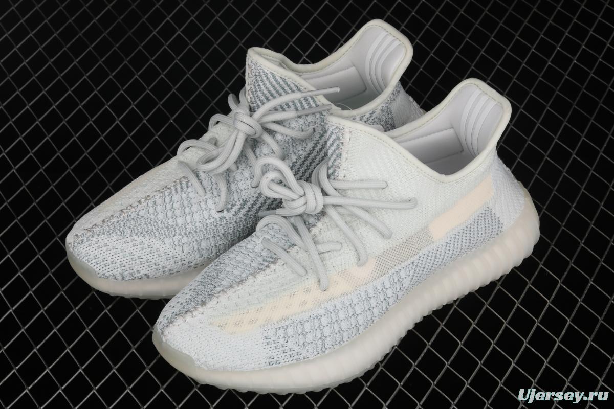 Adidas Yeezy 350 Boost Basf V2 FW5317 Darth Coconut 350 second generation hollowed-out silk ice blue star color BASF Boost original