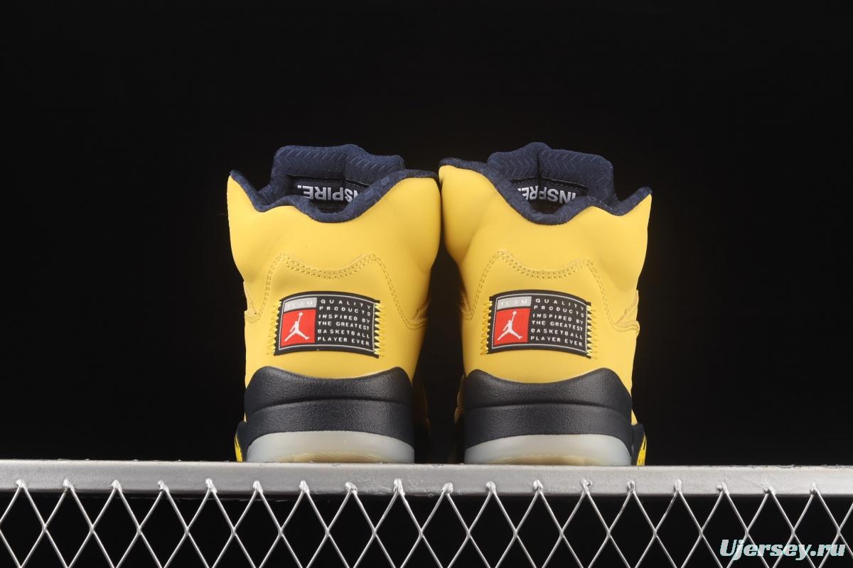 Air Jordan 5 Retro SE Michigan black and yellow 3M reflective Tokyo limited edition CQ9541-704