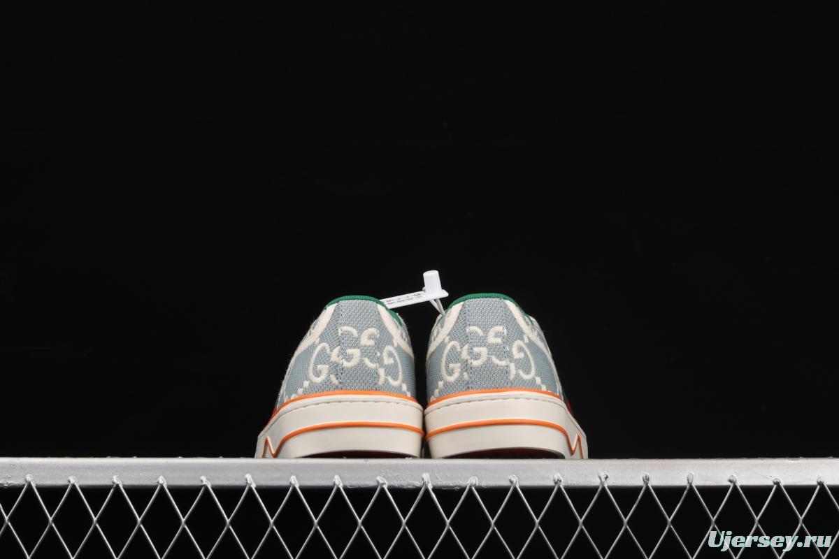 Gucci Tennis 1977 Print Sneaker canvas printed retro leisure sports board shoes